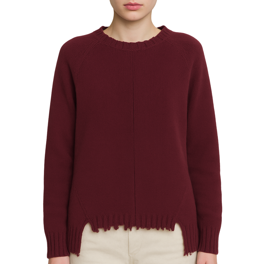 Kiara Pullover in Oxblood