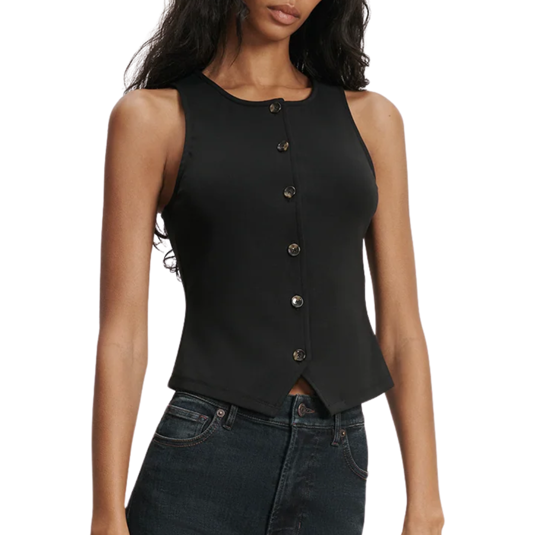 Caroline Vest in Black