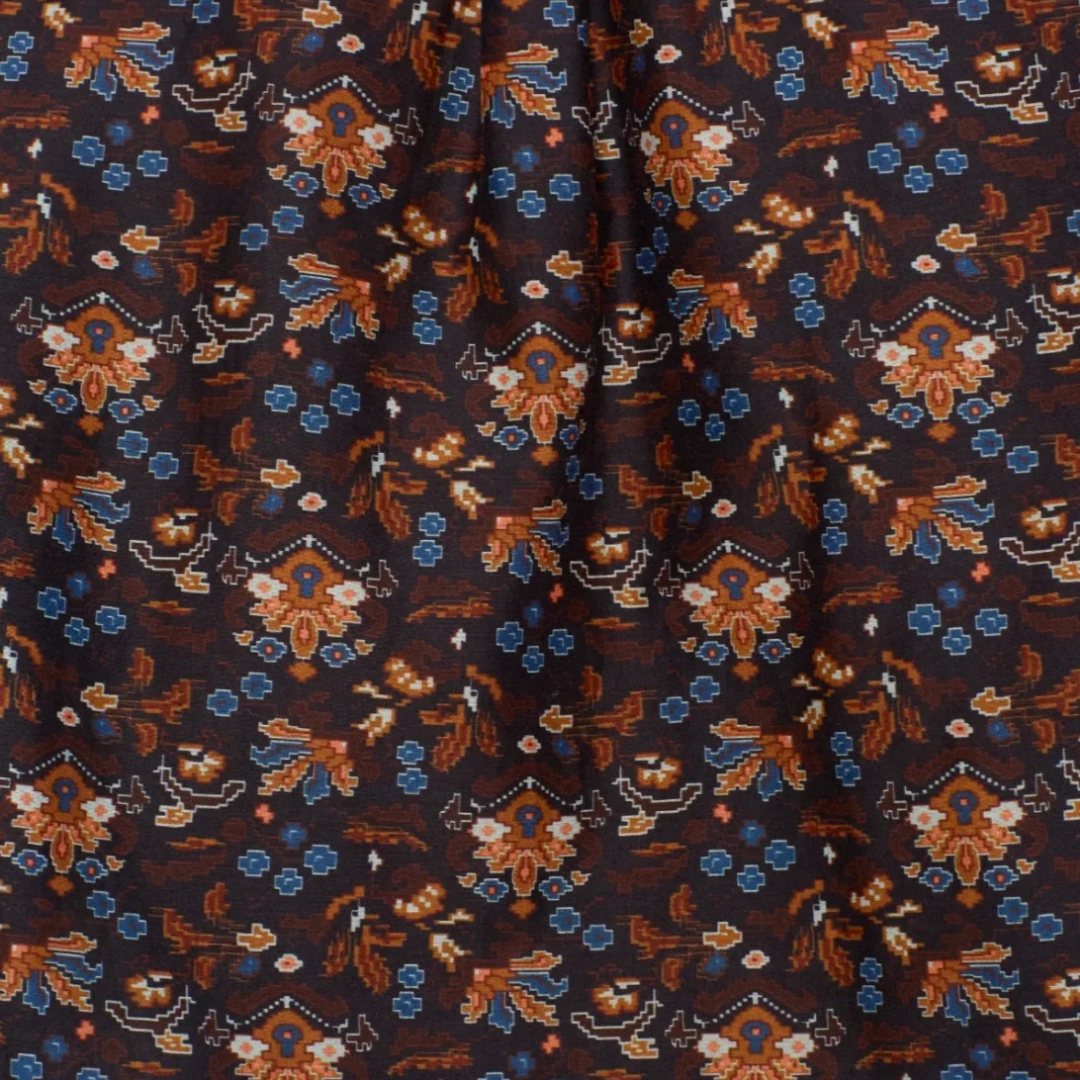 Artemis Indigo Kilim Shirt in Dark Blue