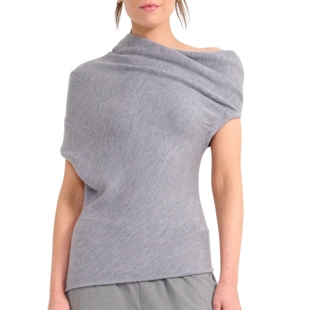 Mabel Sweater in Heather Grey