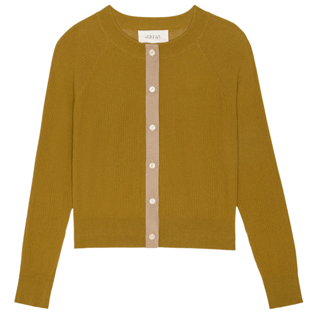 The Dainty Cardigan in Suntan