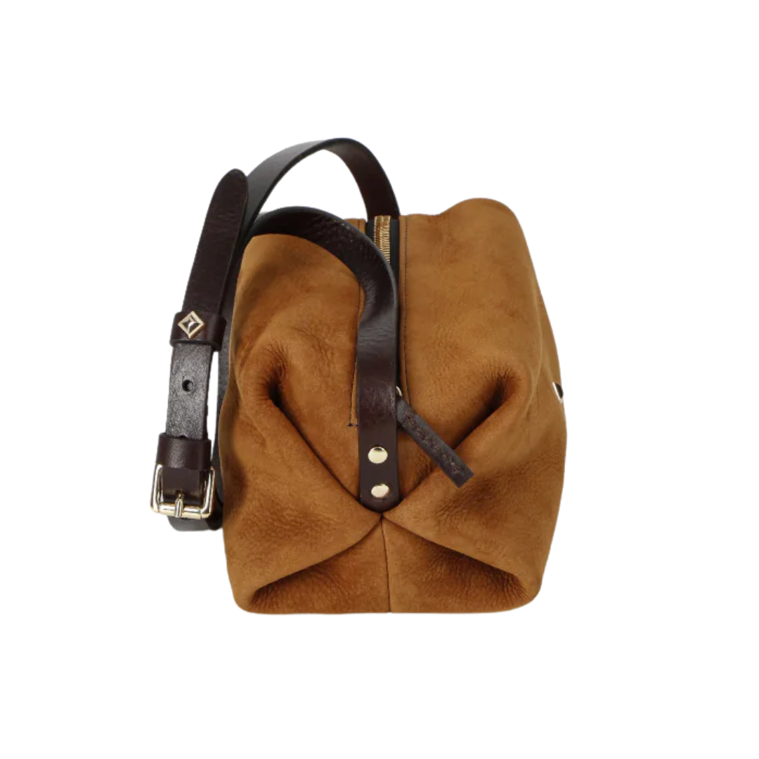 Le Mini Sohna Velvet in Camel