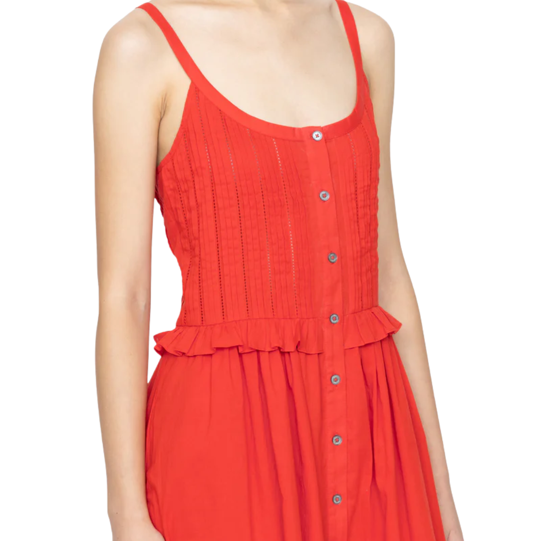Alberte Tank Dress in Red