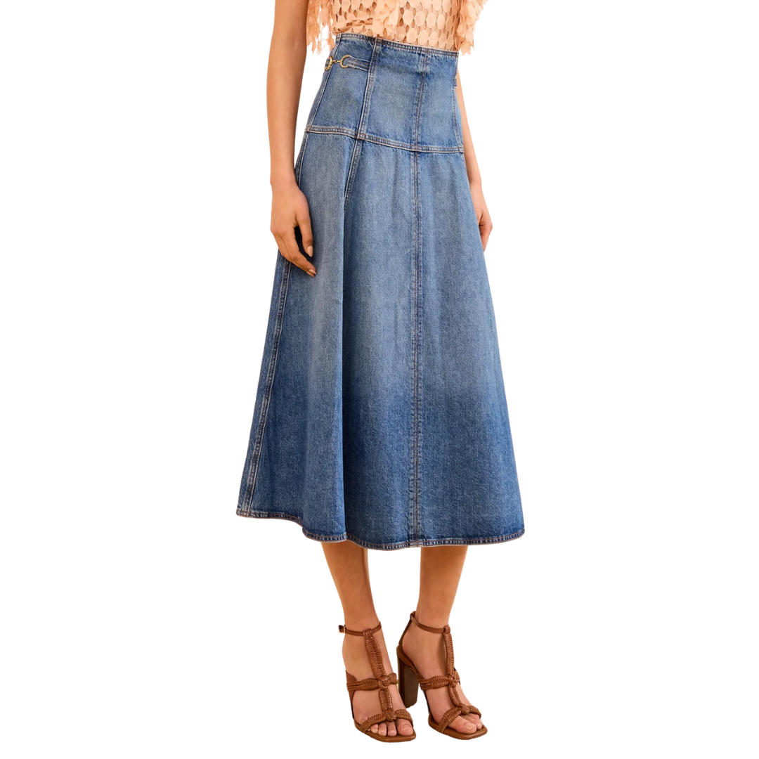 The Brigette Skirt in Danube