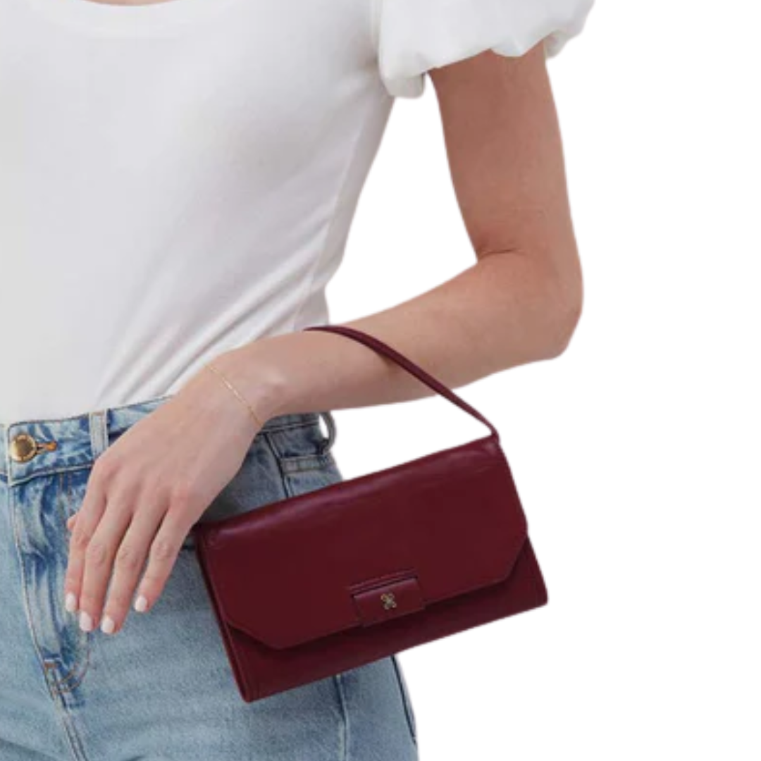 Romy Wallet Crossbody in Saddleberry