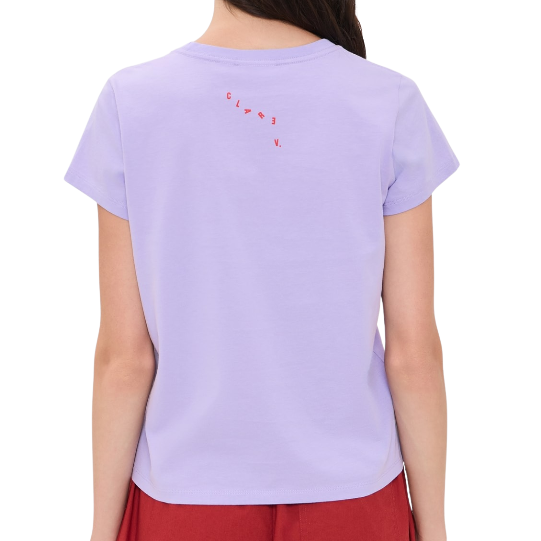 Out Oui Classic Tee in Jacaranda