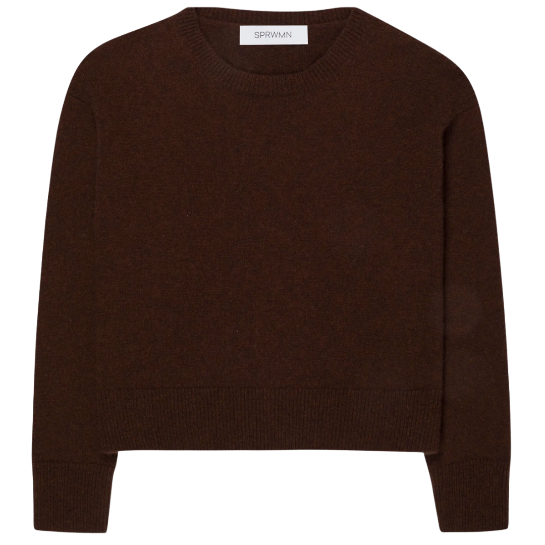 Boxy Sweater in Americano