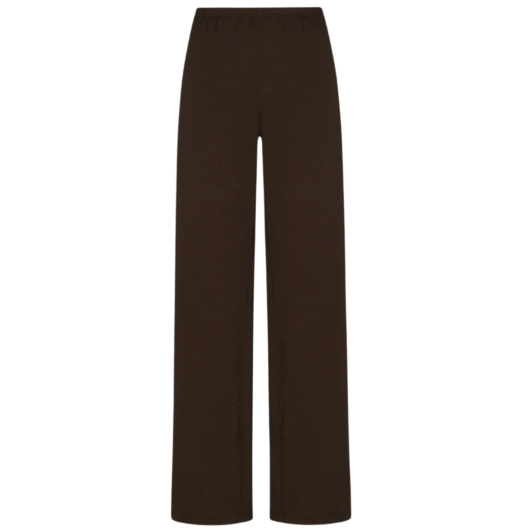 Supima Cotton Easy Pants in Americano
