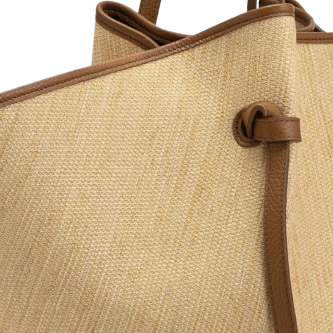 XL Mochi in Biscuit Woven Raffia