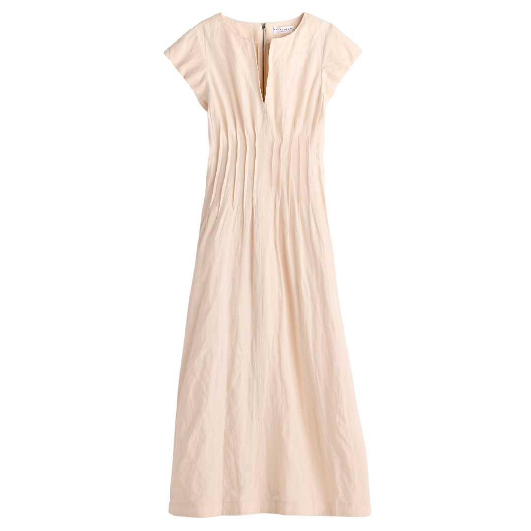 Maravilla Pintuck Maxi in Shell