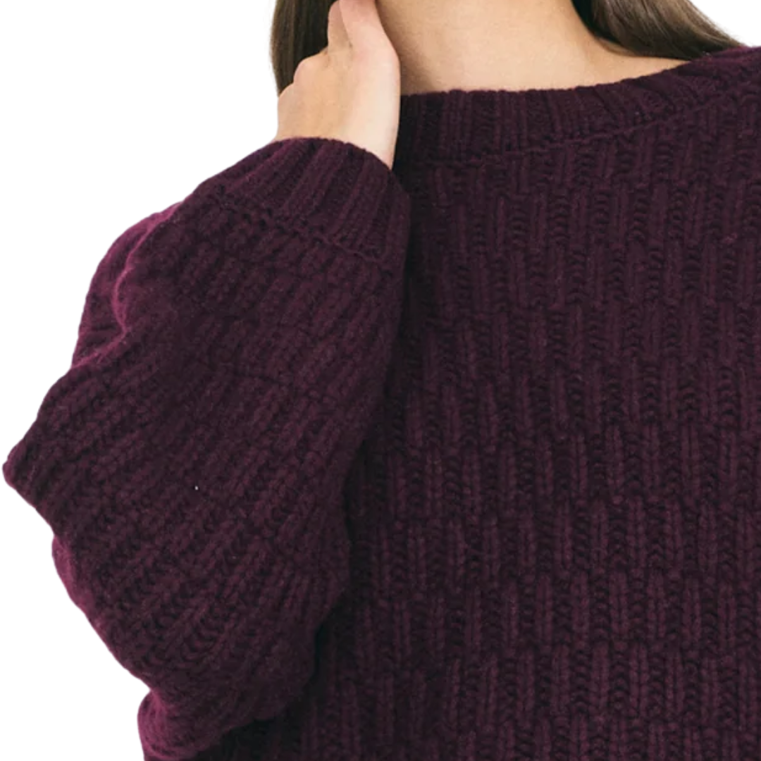 Marina Pullover in Plumberry