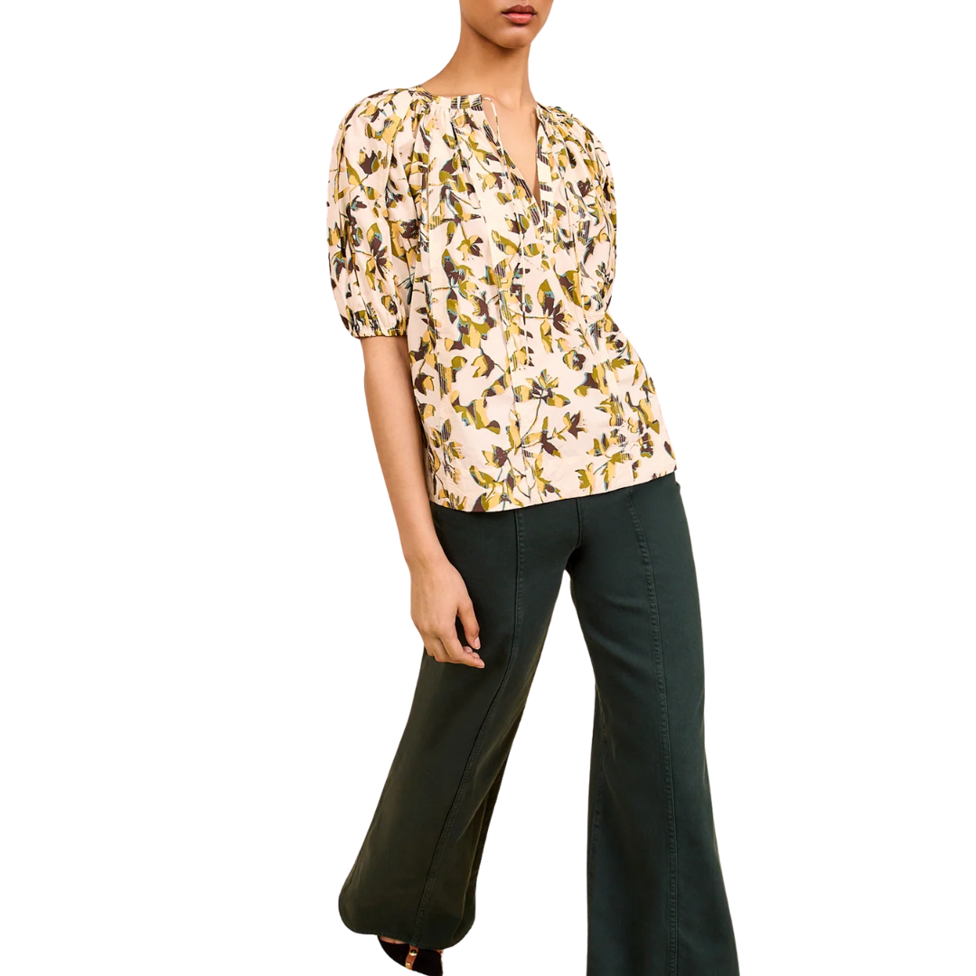 Loli Short Sleeve Blouse in Lucent