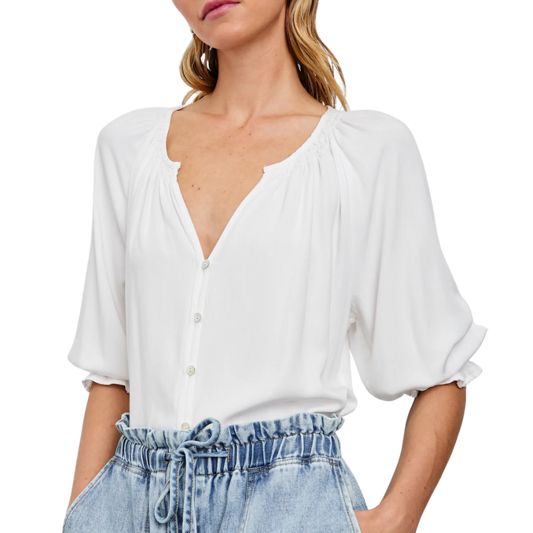 Mariah Top in Pearl