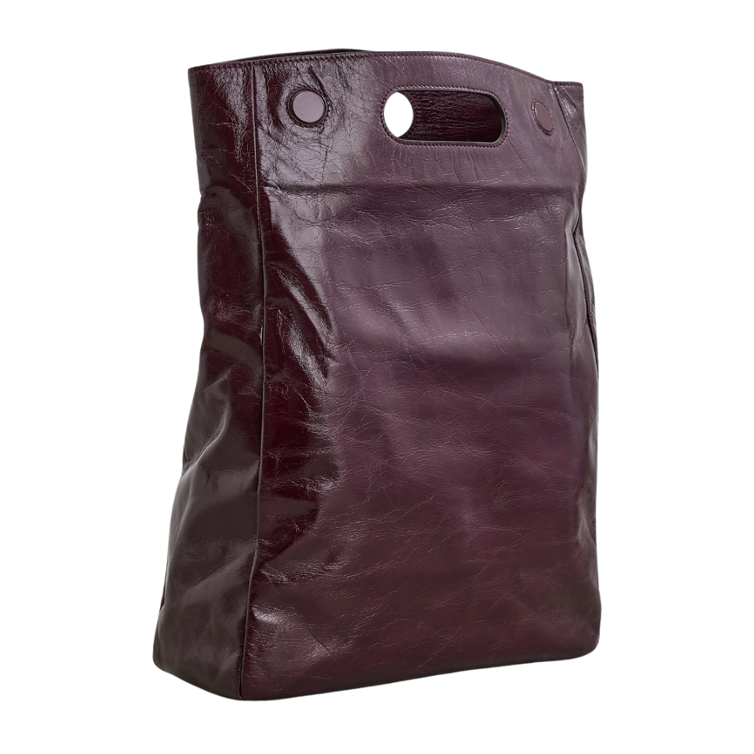 Roll Top Grocer in Eggplant