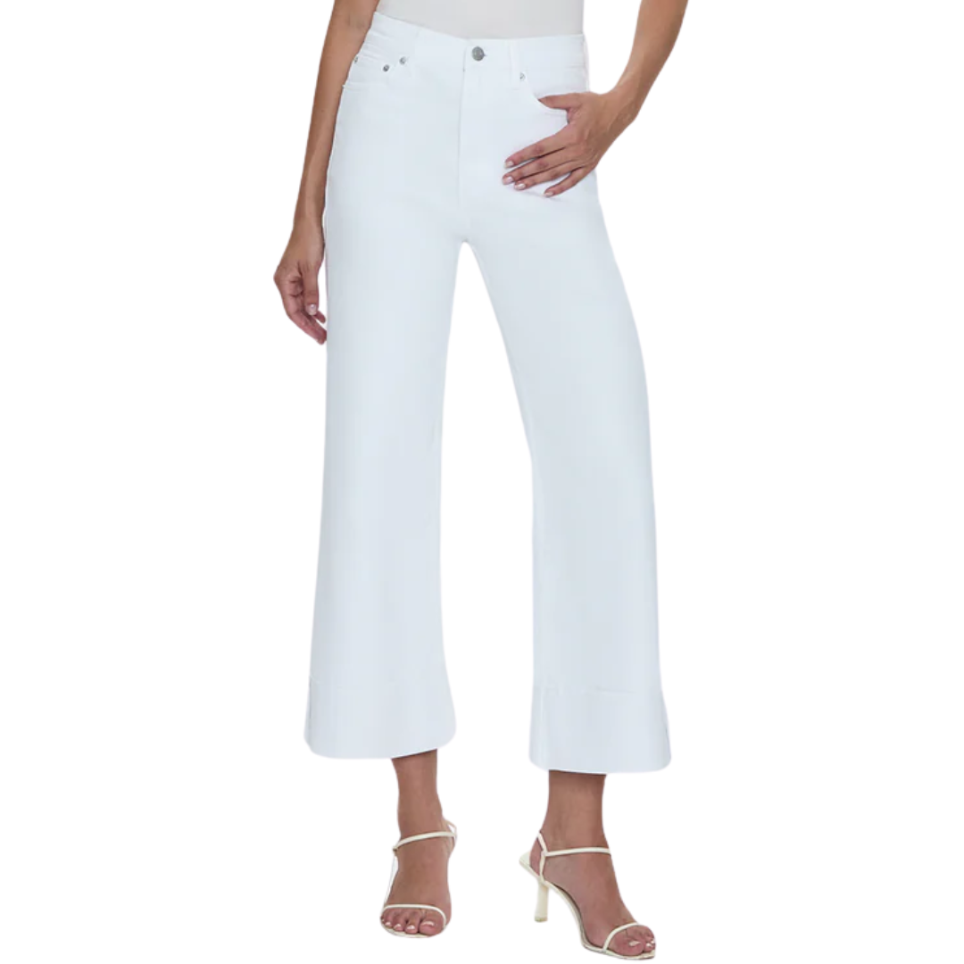 Lana Crop Cuff High Rise Ultra Wide Leg