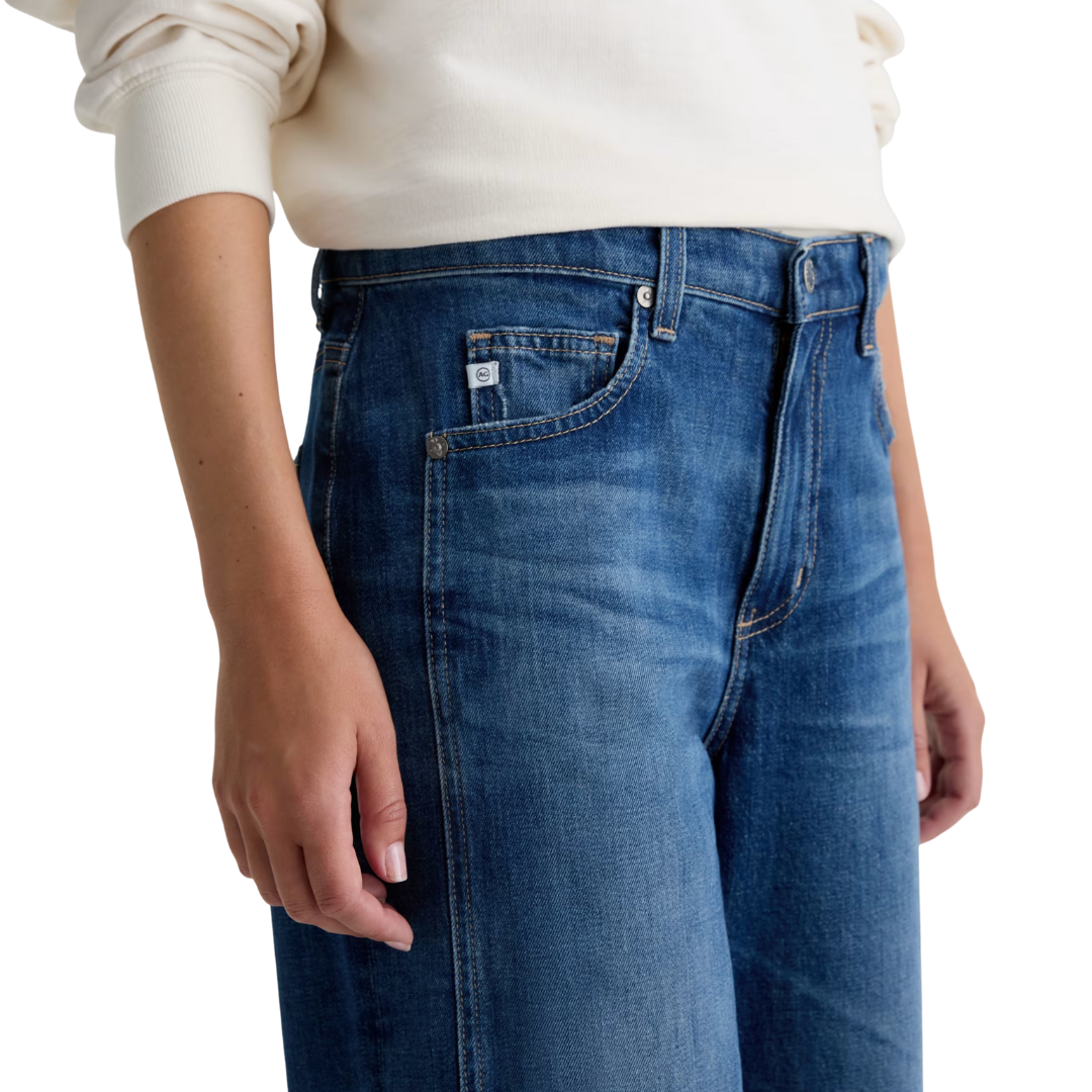 Saige Wide Leg Crop in Watermist