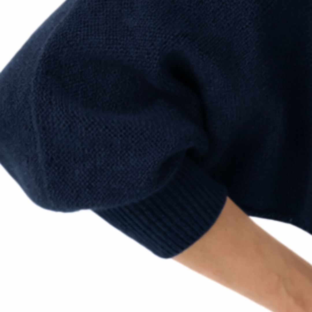 Loose Gauge Shrug in Navy