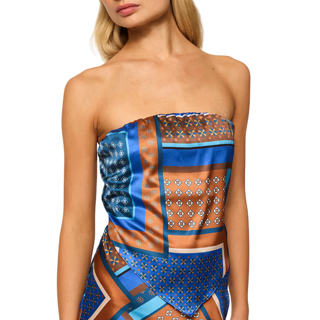 Mae Top in Tile Patchwork