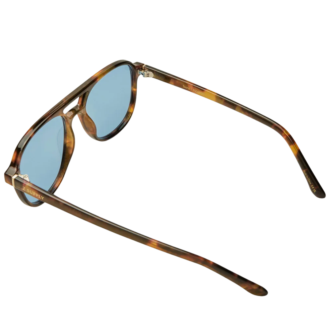 Tourist Polarized Sunglasses in Tort-Blue