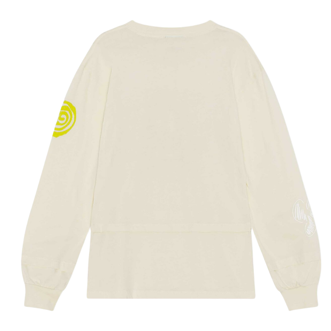 Long-Sleeve Graphic Tee in Rutabaga 