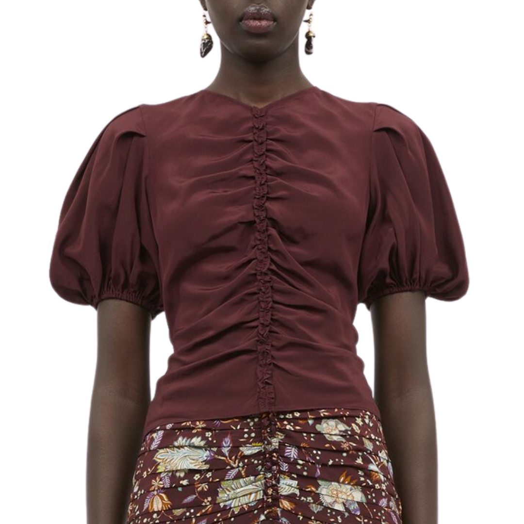 Elise Top in Mahogany