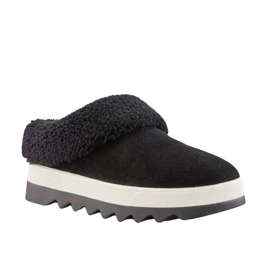Petra Shearling Mule in Black
