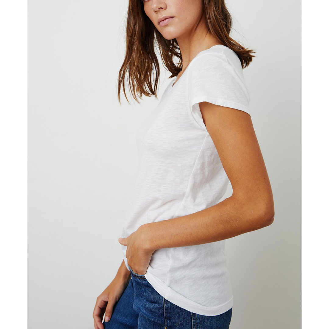 Odelia Tee in White