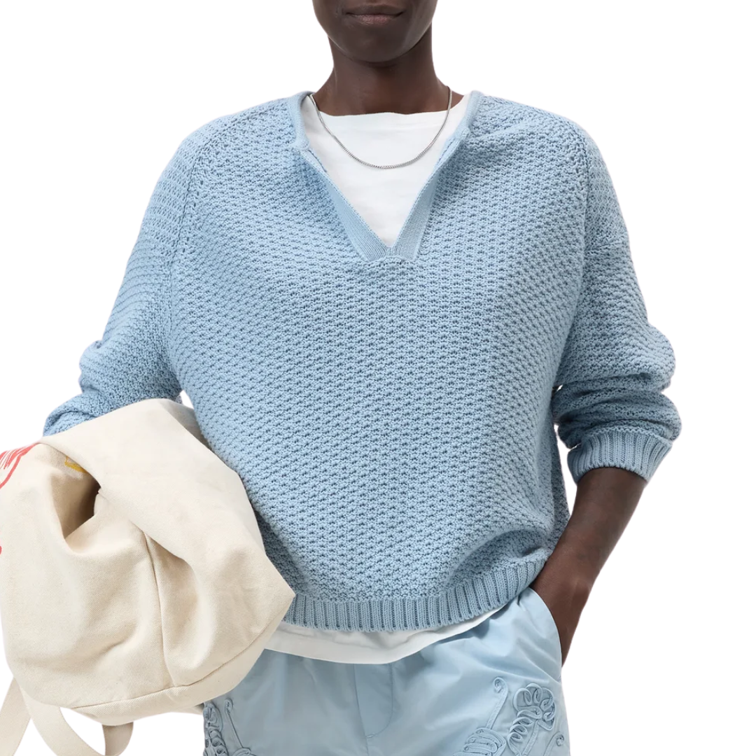 Tunic Long Sleeve in Dove Blue