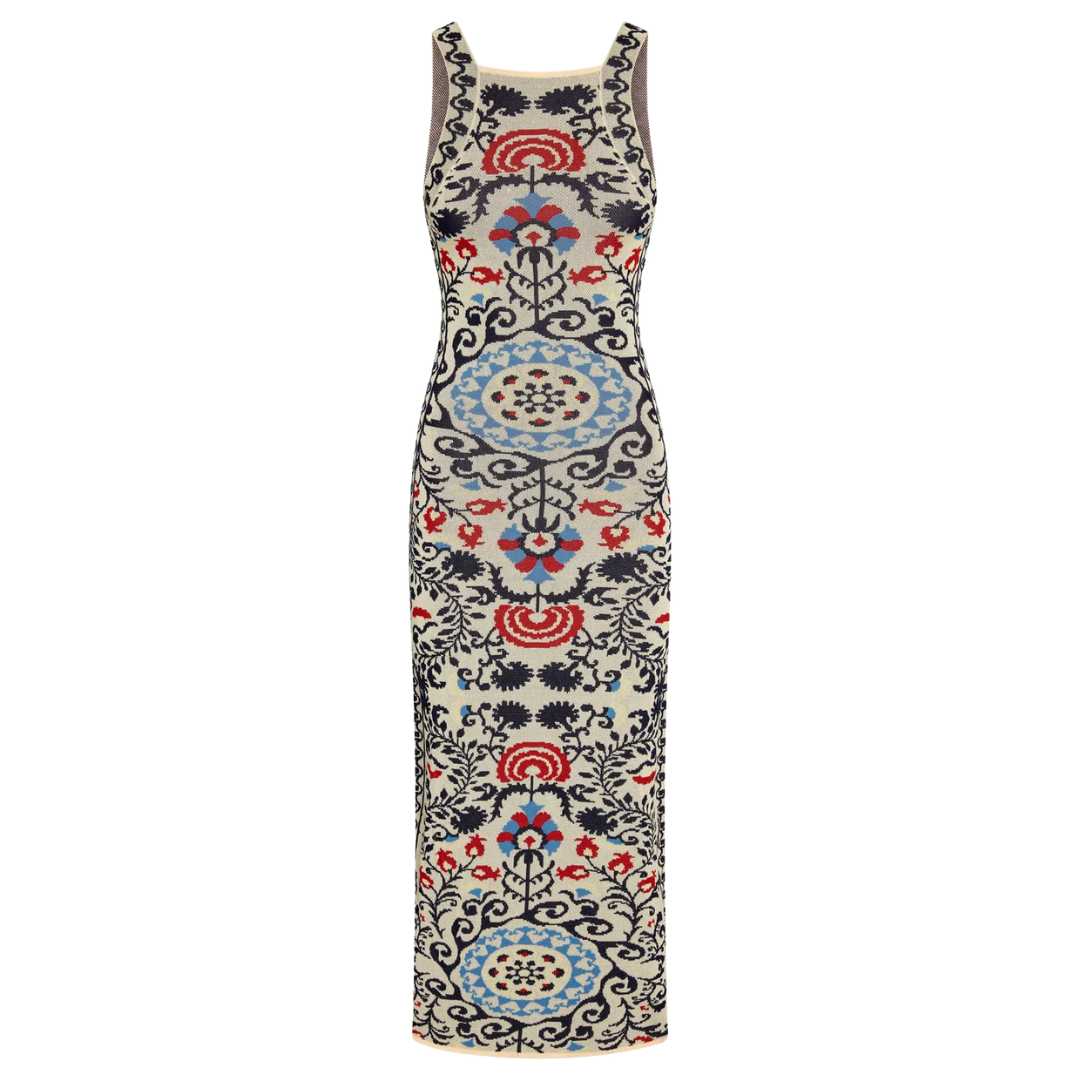 Sariah Dress in Summer Tapestry