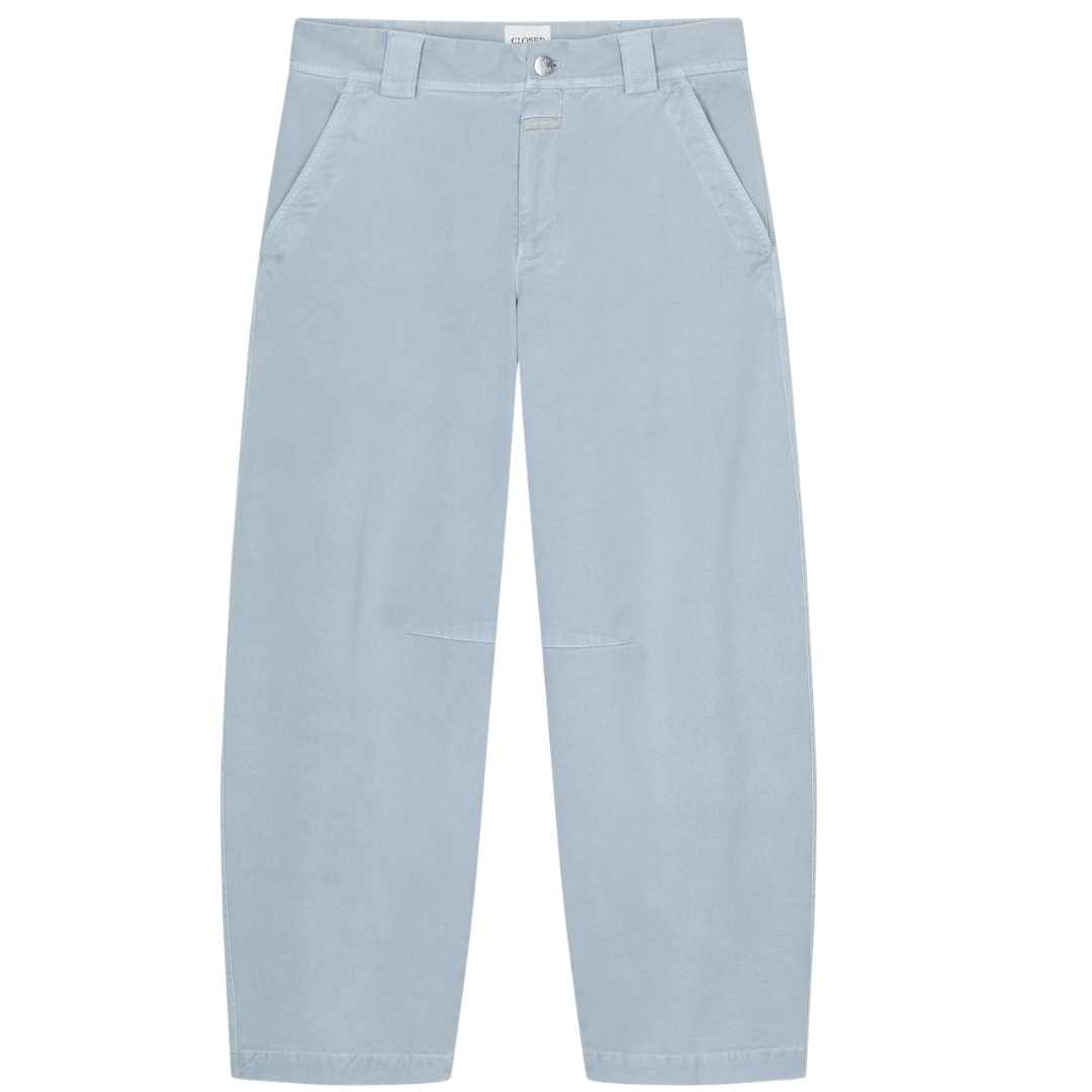 Romi Barrel Pants in Dove Blue