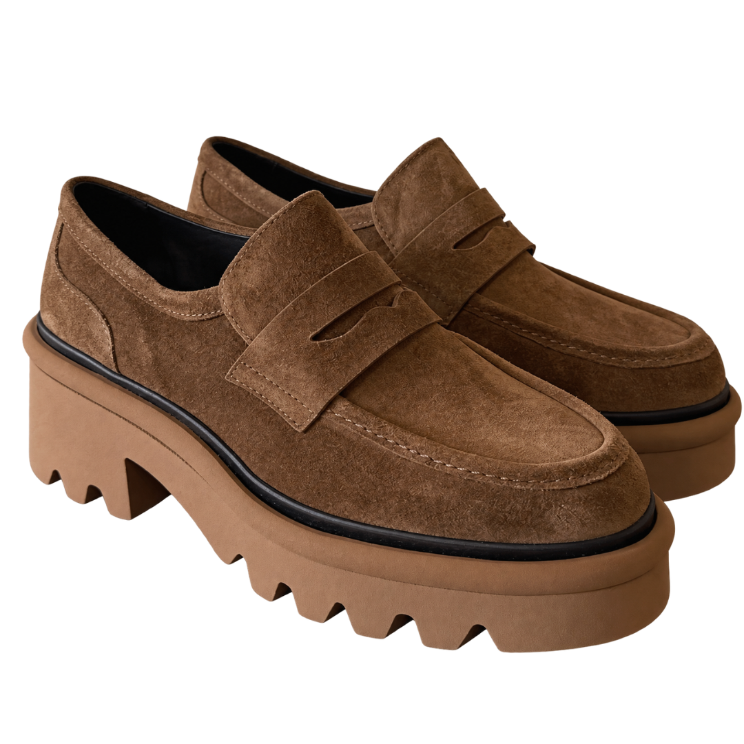 Lys-M High Heels in Crosta Chestnut