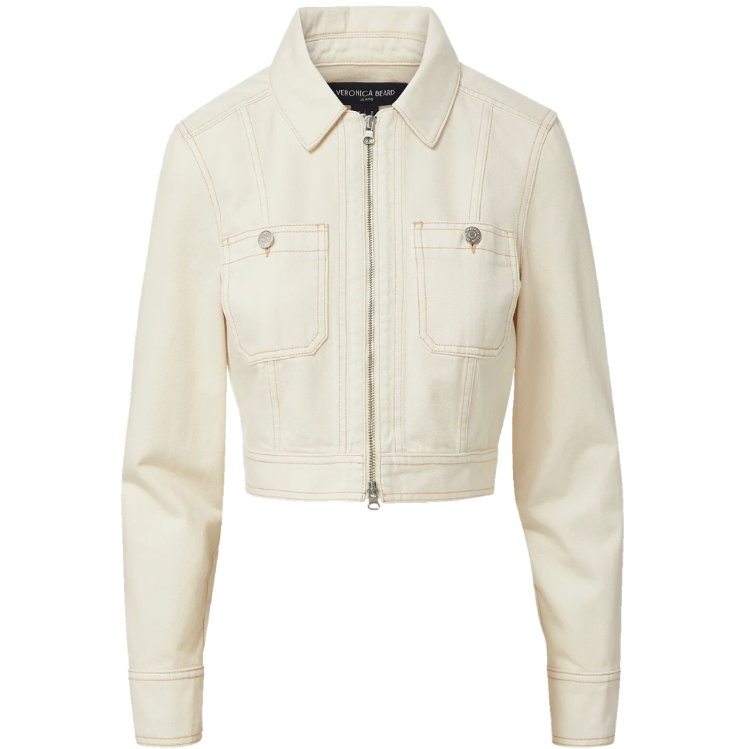 Patty Moto Jacket in Ecru