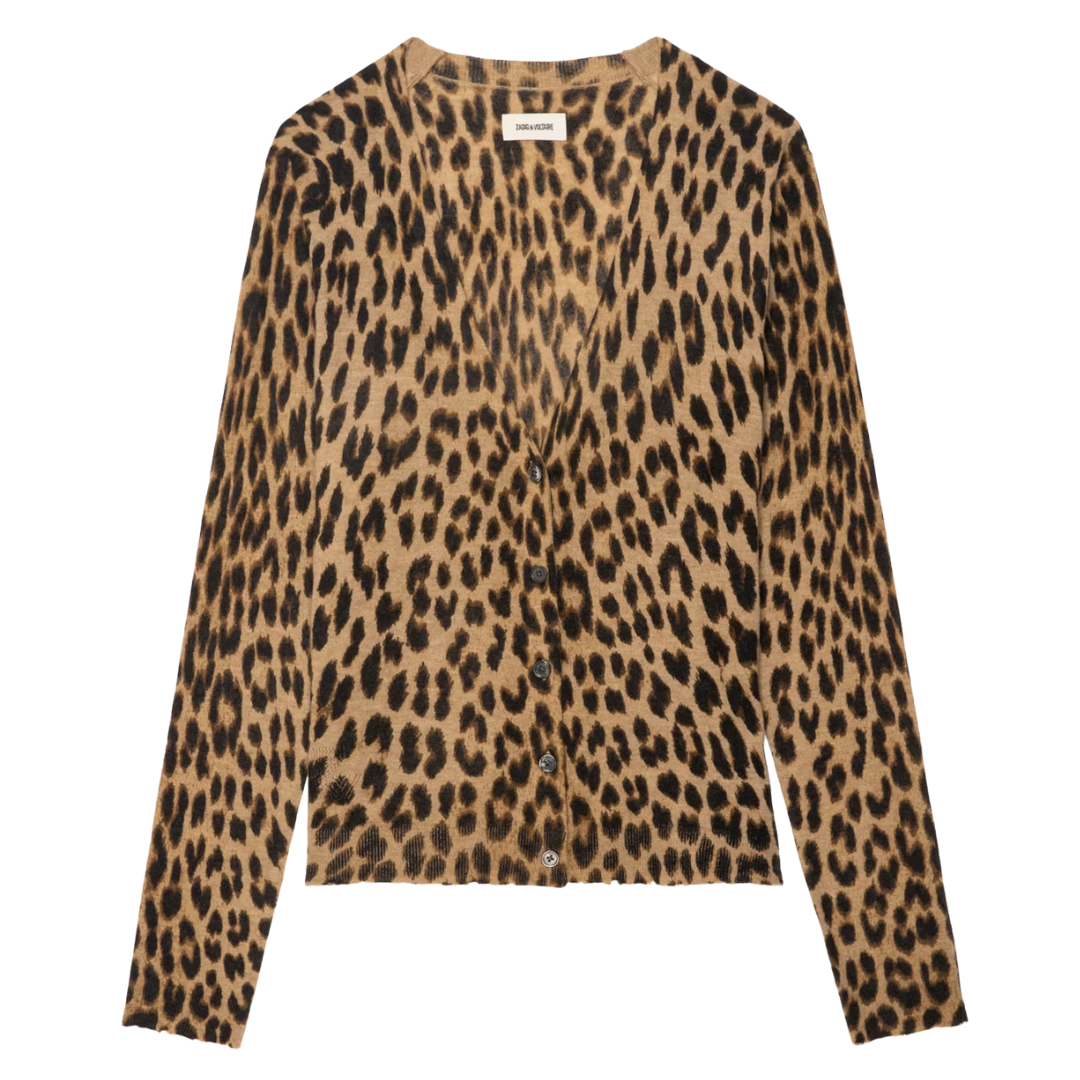 Manala Cashmere Cardigan in Daim