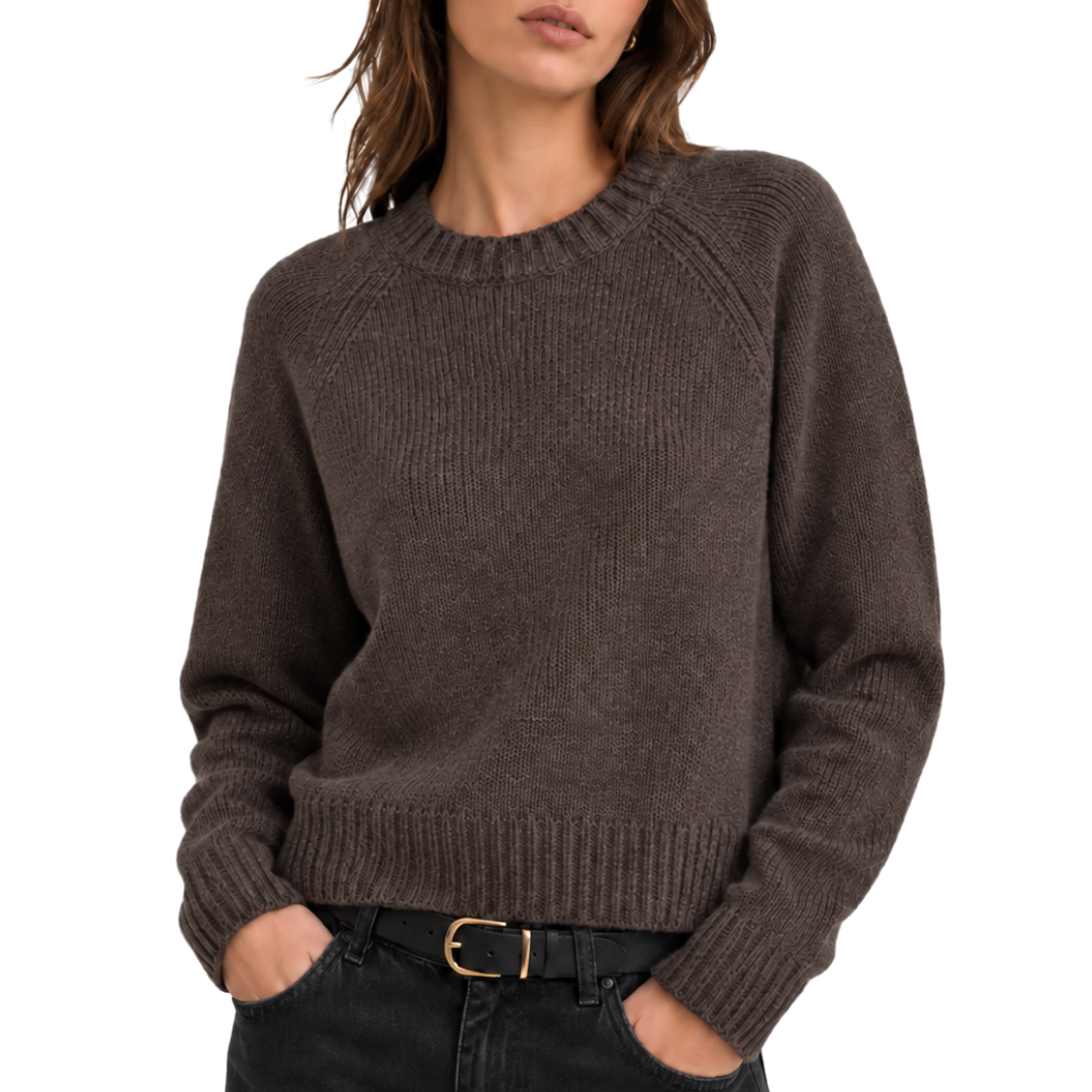 Laurel Sweater in Walnut Heather