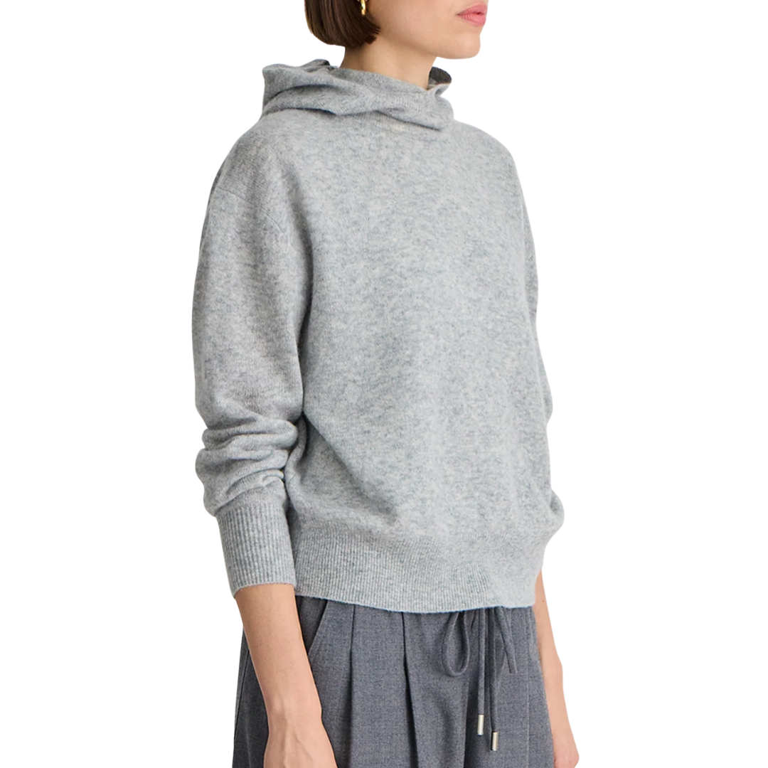 Softest Tissue Snoody Hood in Heather Grey