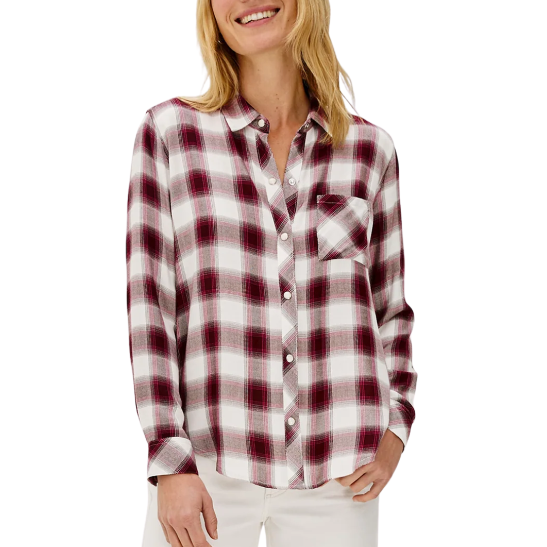 Hunter Shirt in Raspberry Wine