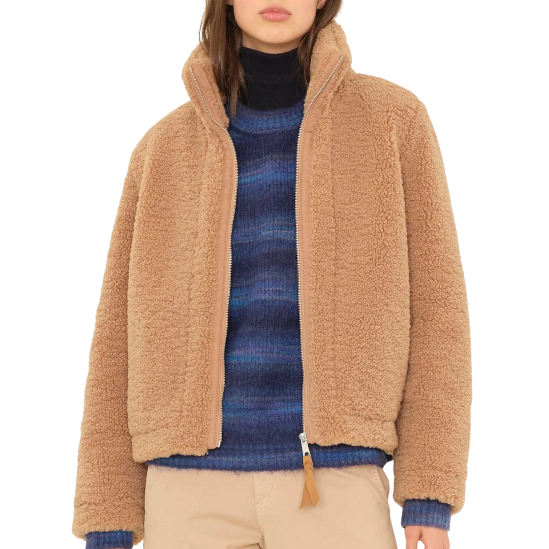 Dree Bomber in Teddy Brown