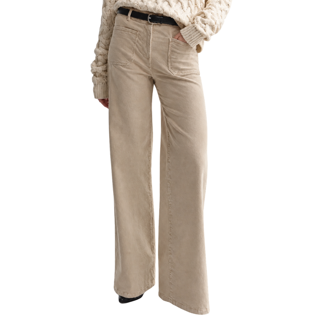 Florence Pant in Travertine