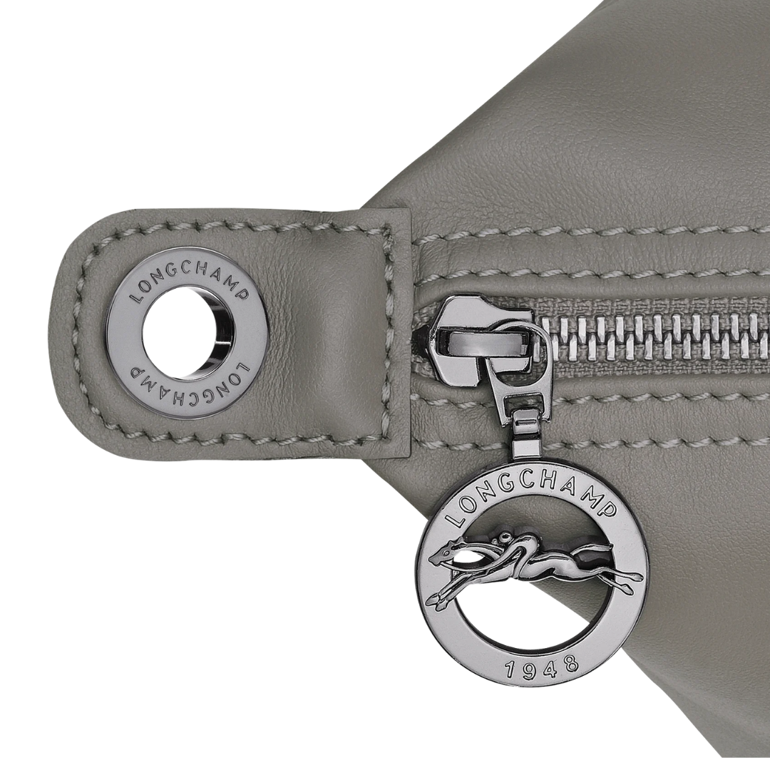 Pliage Xtra Leather MD Crossbody Bag in Turtledove