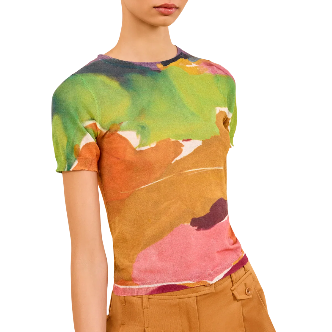Sana Knit Top in Nature Abhors A Vacuum