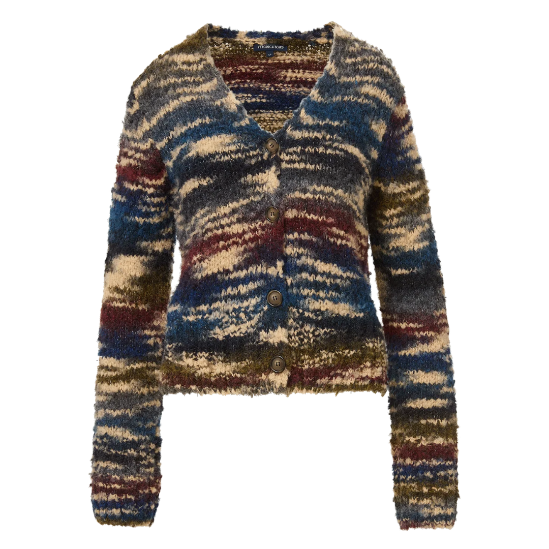 Monae Cardigan in Teal Multi