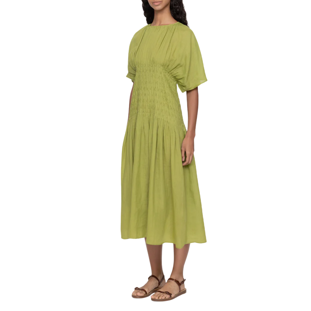 Violet Dress in Green