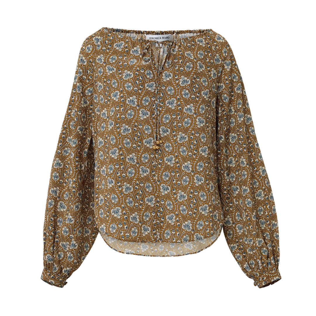Rhosen Floral Blouse in Acorn Multi