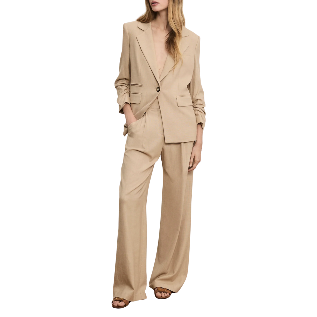 Battista Dickey Jacket in Stone Khaki