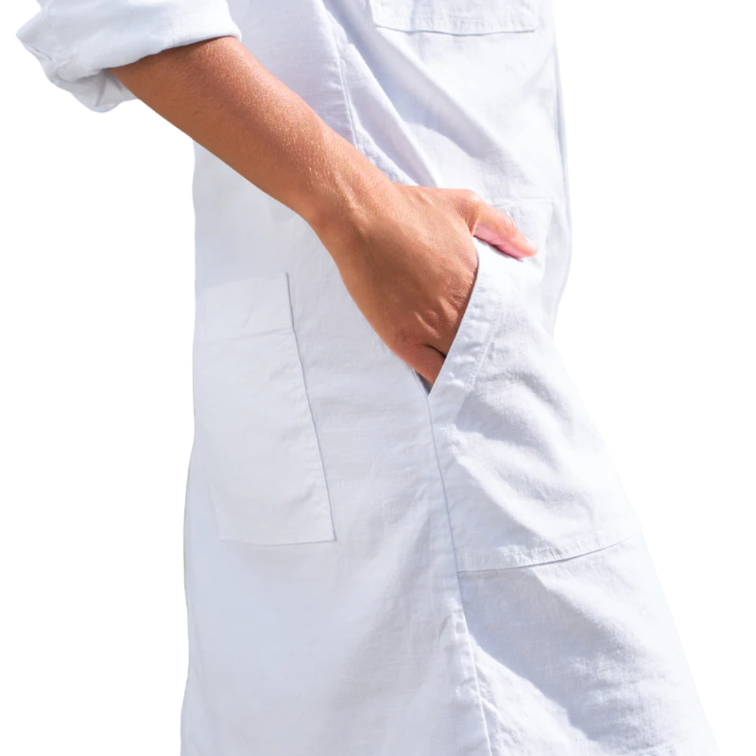 Southern Ireland Utility Dress in White