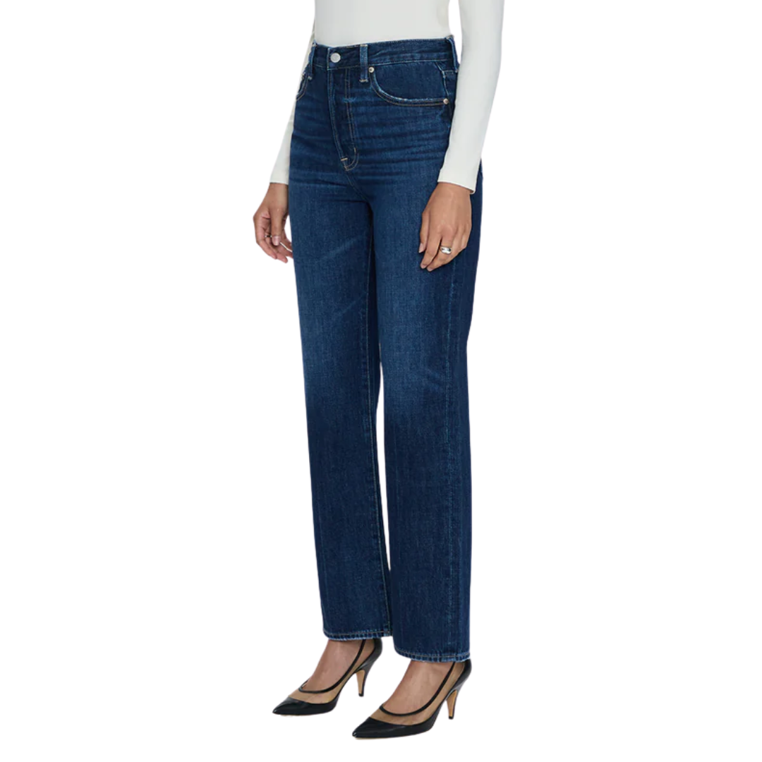 Cassie Super High Rise Straight Jean in Cultivate