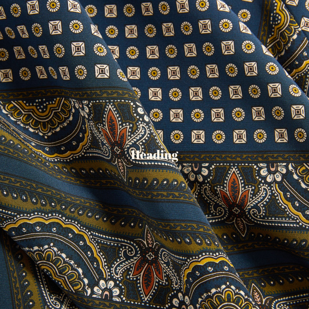 Hartley Skirt in Heritage Navy Multi
