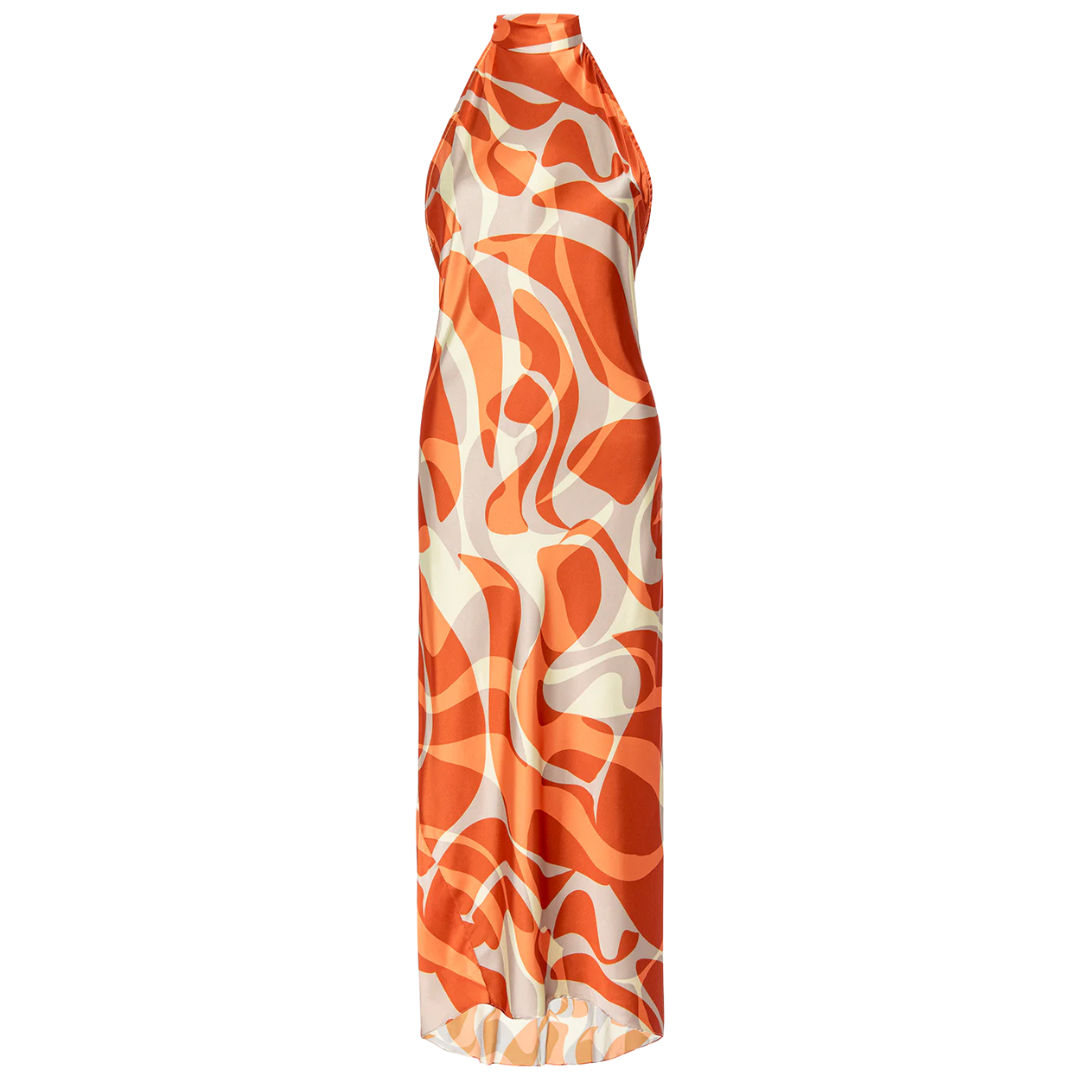Fiore Dress in Abstract Summer Shade