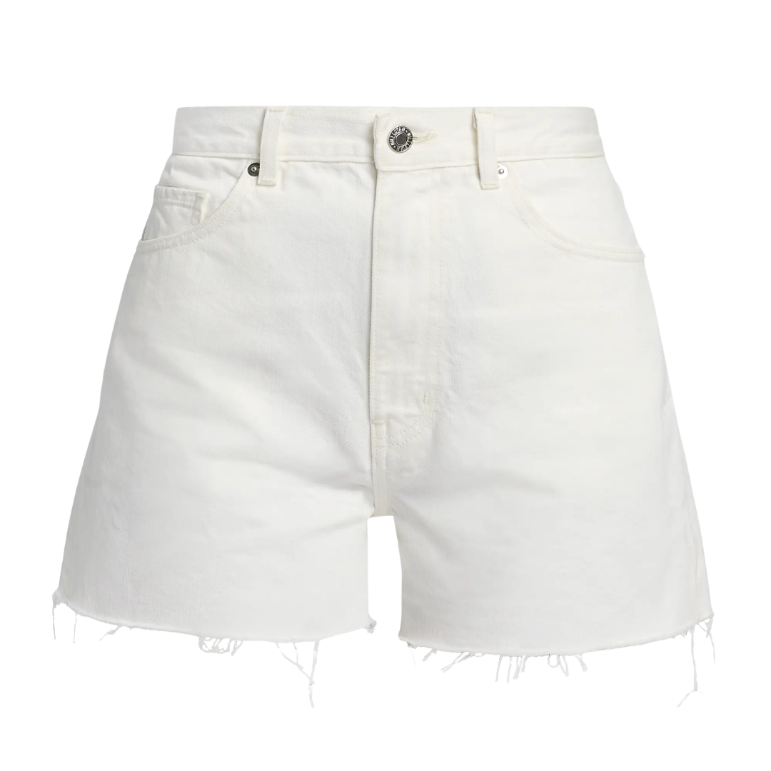 Cobain Denim Short in Cream