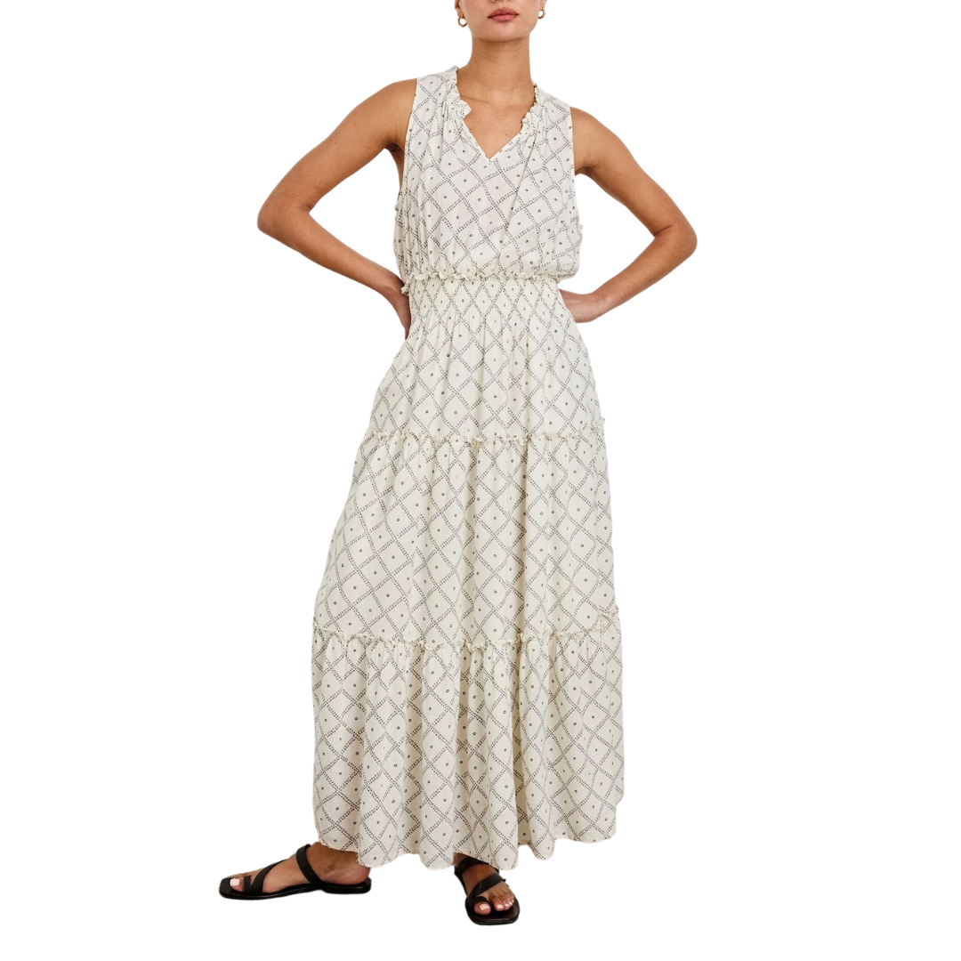 Loulou Dress in Ivory Zanzibar